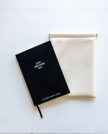 Just One More Day Journal + Premium Vegan Leather Handbag