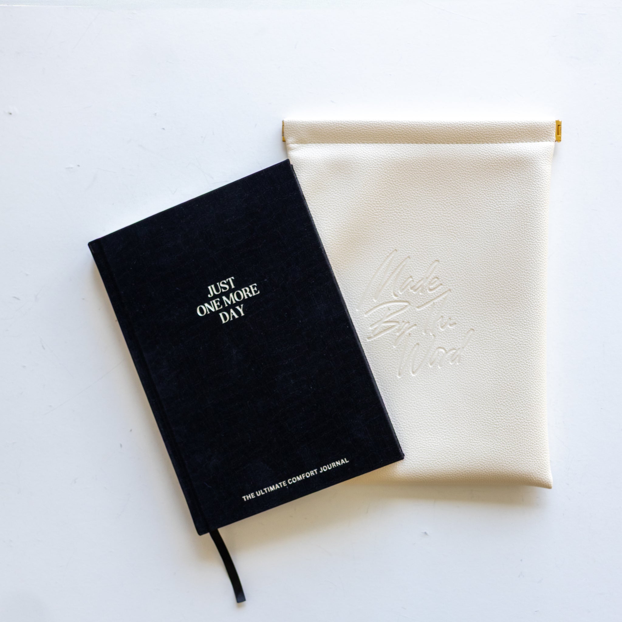 Just One More Day Journal + Premium Vegan Leather Handbag