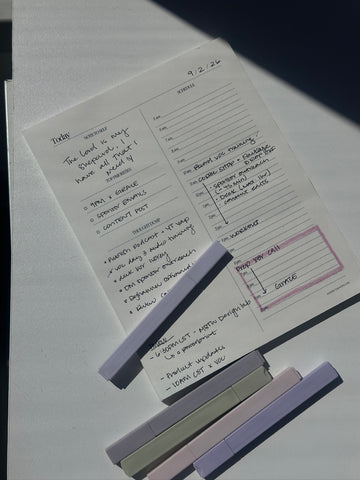 PRE-ORDER Daily Focus Notepad | 7 x 9 in
