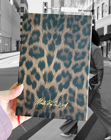 PRE-ORDER Spineless Leopard Notebook | A5 Lined Notebook for journaling, meetings, and more